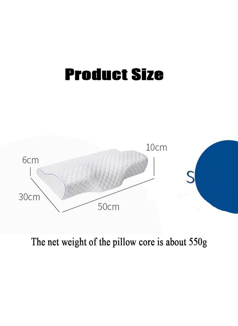 Arabest - Pillow Butterfly Shape Memory Pillow, Slow Rebound Memory Foam Pillow, Neck Pillow (50*30*10cm) - Image 1