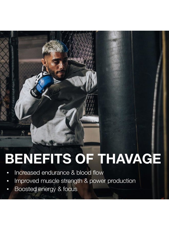 Raw Thavage Lemon Lemon Pre-Workout Powder (40 Servings) - Image 4