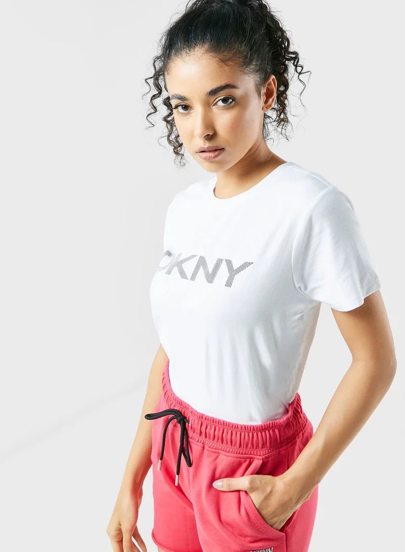 DKNY Crew Neck Logo T-Shirt
