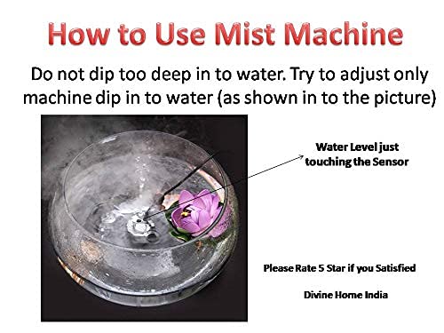 Saif 12 LED Multicolor Changing Mist Maker Fogger Water Fountain Pond Fog Machine Atomizer Air Humidifier - Image 4