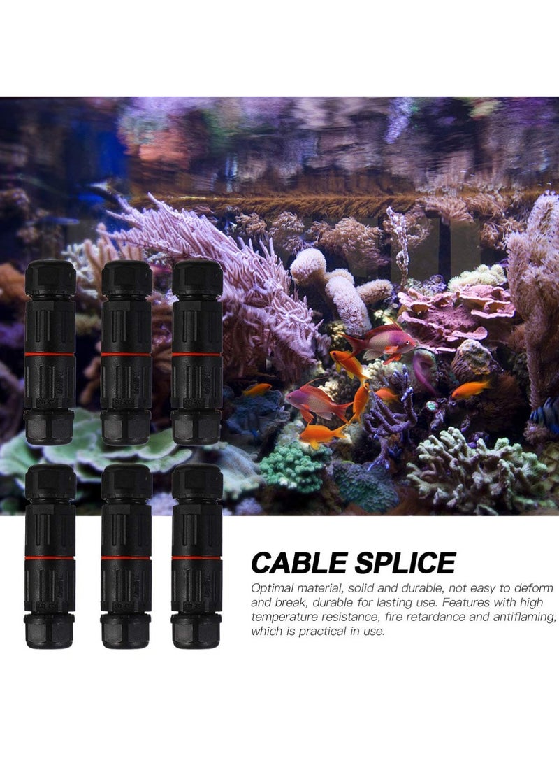 SYOSI 10 Pcs Waterproof Junction Box, IP68 Outdoor Cable Connector, 4 7mm Waterproof Outdoor Sleeving Coupler, Electrical Waterproof Branch Sleeving - Image 4