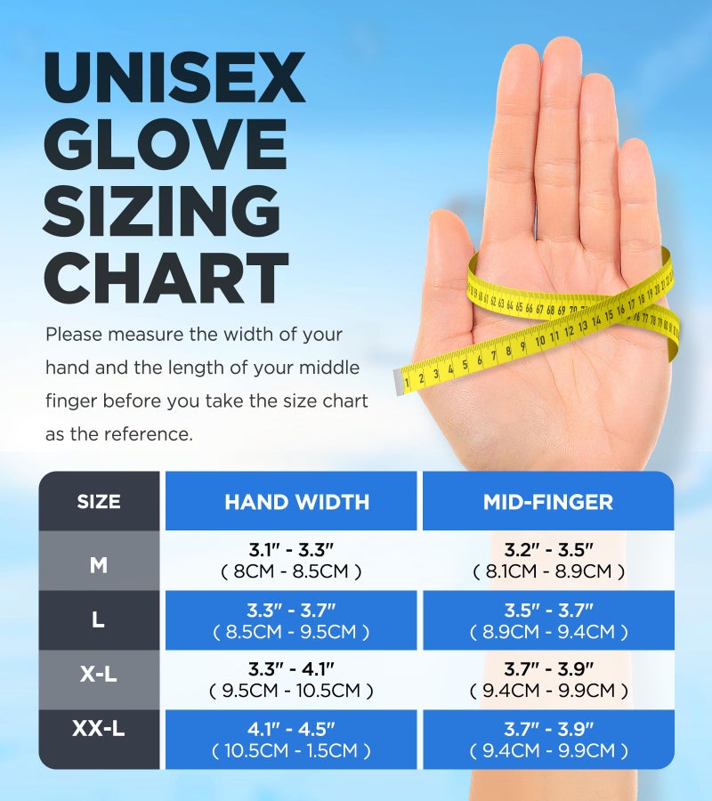 UMEWARM -10â„‰ Waterproof Winter Gloves Men, Touchscreen Fingers Snow Ski Gloves Women, 5-Layer Touch Screen Cold Weather Gloves - Image 5
