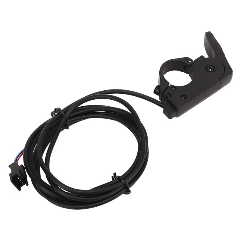 12V‑72V Thumb Throttle Left Right Compatible 22mm Handle Diameter 3 Pin Connector Accelerator Handle Assembly for Electric Bike - Image 1