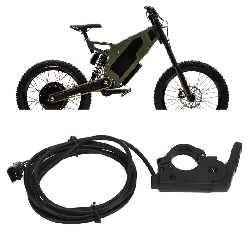 12V‑72V Thumb Throttle Left Right Compatible 22mm Handle Diameter 3 Pin Connector Accelerator Handle Assembly for Electric Bike - Image 2