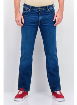 Wrangler Men Regular  Fit Wash Stretchable Denim, Blue  - Image 1