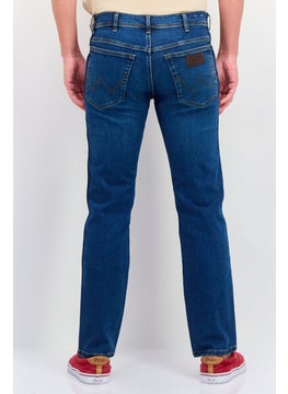 Wrangler Men Regular  Fit Wash Stretchable Denim, Blue  - Image 3