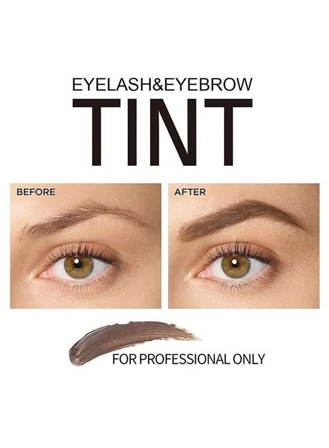 ICONSIGN Eyelash Eyebrow Tint —Dye Kit, 2-In-1 Eyelash and Eyebrow, Semi Permanent Eyebrow Dye Cream 7ML - Brown - Image 3