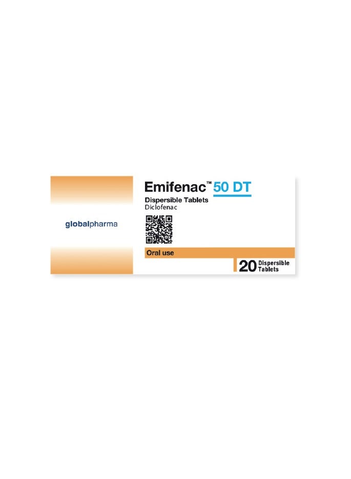 globalpharma Emifenac 50Dt Tablet 20S 