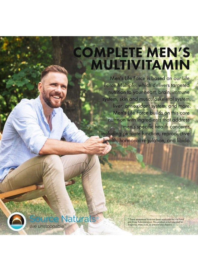 Source Naturals Men's Life Force Multiple Daily Multivitamin & Immune Health Supplement - 13 Essential Vitamins, Nutrients & Minerals - 180 Tablets - Image 5