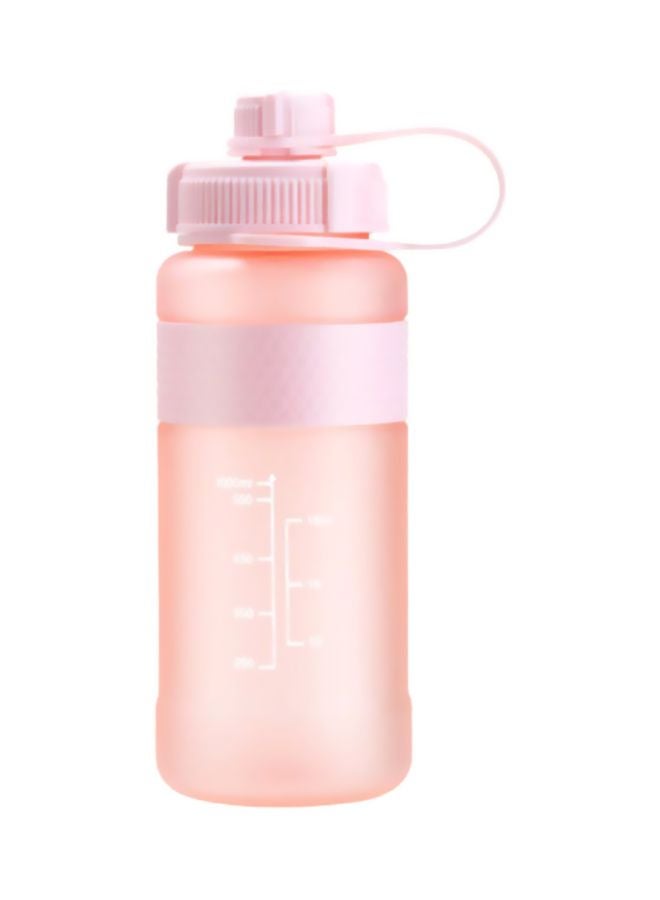 Loquat Plastic Water Cup With Straw Pink 23.9cm - Image 1