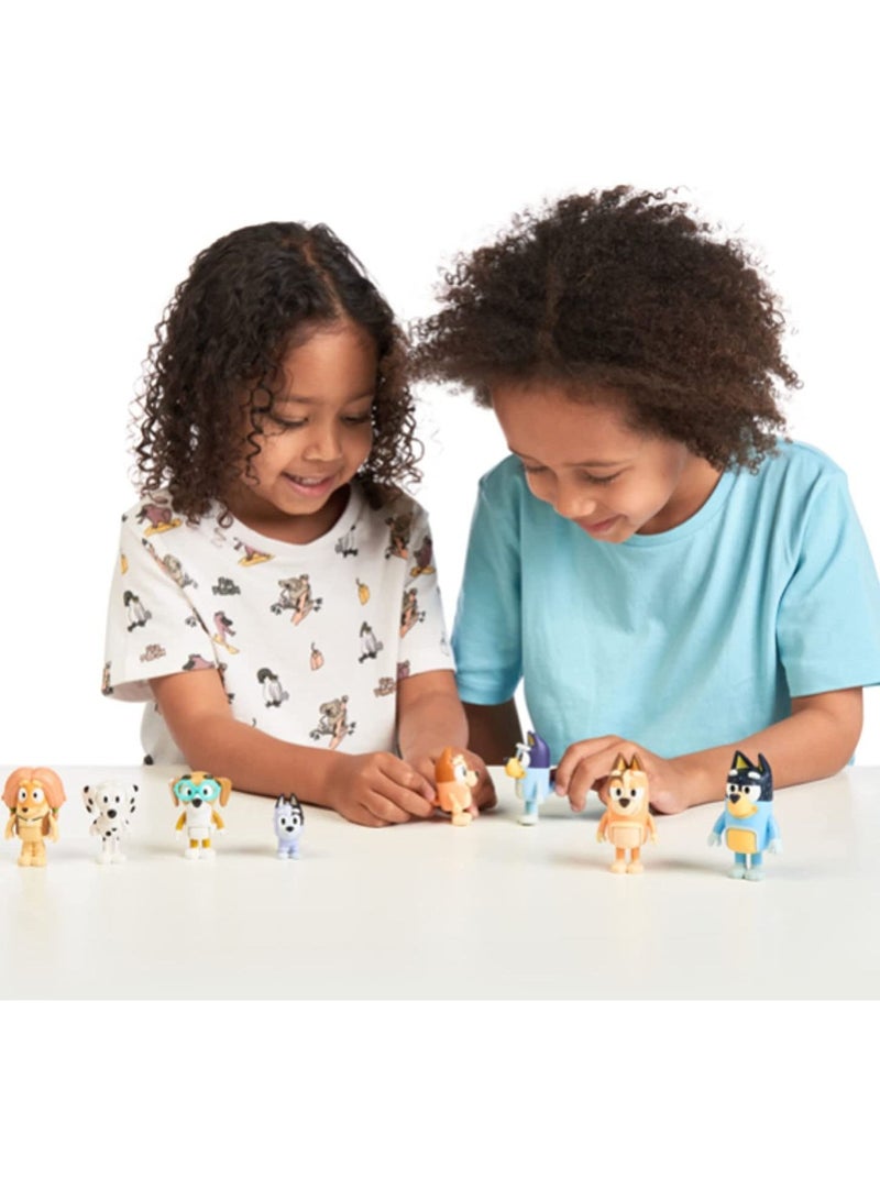 8 PCS أصدقاء أرقام العمل مجموعة - دميات PVC مشتركة للأطفال ، مجموعة اللعب ، اللعب والهدية - Image 2