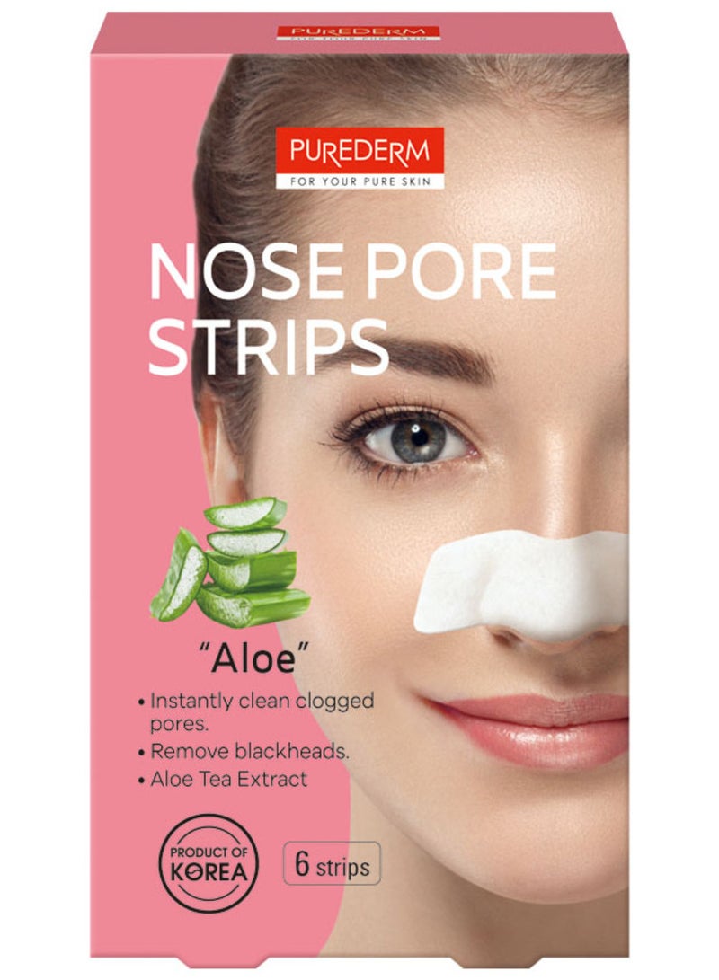 PUREDERM pore Nose pore strips-Aloe - Image 1