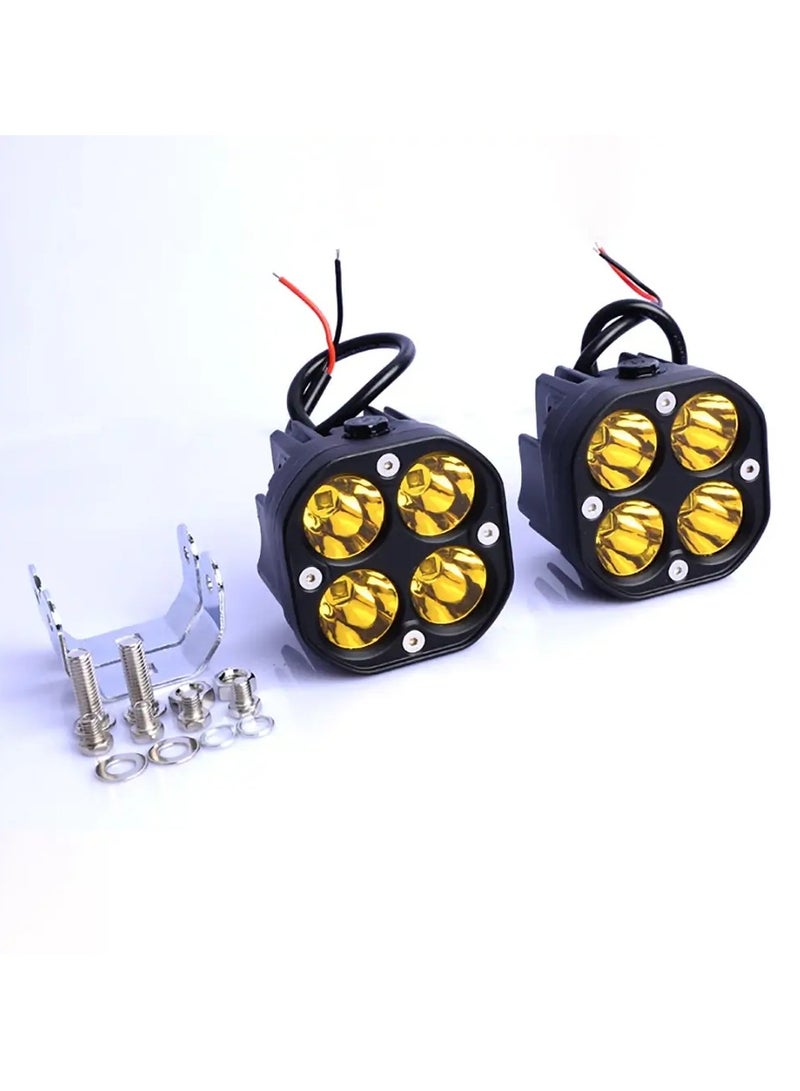 تي بي إٍس ديزاين مصابيح عمل TBS S40 Max YW مقاومة للماء للقيادة على الطرق الوعرة، مصابيح LED بيضاء للقيادة الضبابية، قطعتان من 3 بوصات 40 وات لسيارة جيب 4X4 على الطرق الوعرة