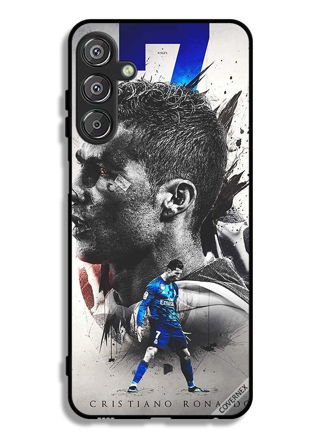 Covernex Samsung Galaxy M15 5G Protective Case Cover Cristiano Ronaldo Wallpaper - Image 1