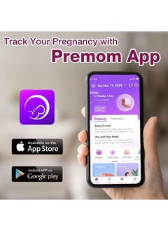 Easy@Home Easy@Home Pregnancy Test Strips Kit, Powered By Premom Ovulation Predictor iOS And Android App, 20 HCG Tests  - Image 3