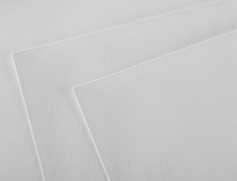 CANSON دفتر ورق رسم أبيض Canson 1557 بوزن 180 جرام A4، حبيبات خفيفة، ملصق من الجانب القصير، 30 ورقة بيضاء إضافية، مثالي للفنانين المحترفين والطلاب - Image 2