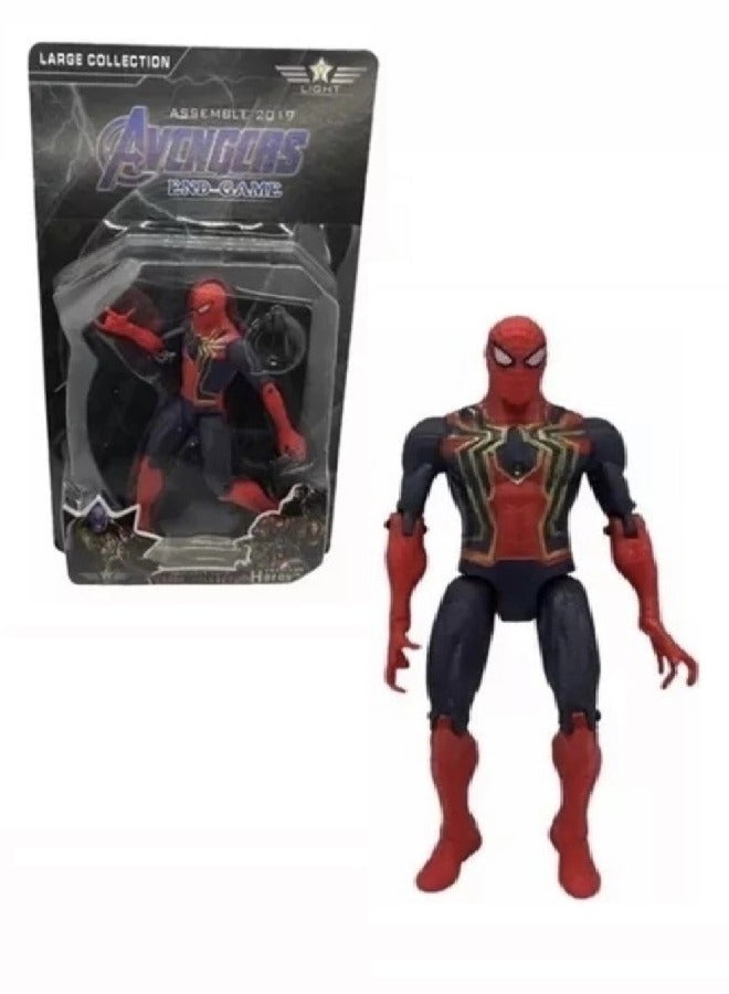 MARVEL Spider Man Action Figure Hero Toy Set - Superhero Action Figure with Lights - Best Gift for Boys - Image 1