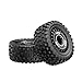 HYPER GO 16300C 116 Scale RC Car Accessories Wheels Spare Parts RC Vehicle Wheels Tire Sets for H16PL Pair - Image 2