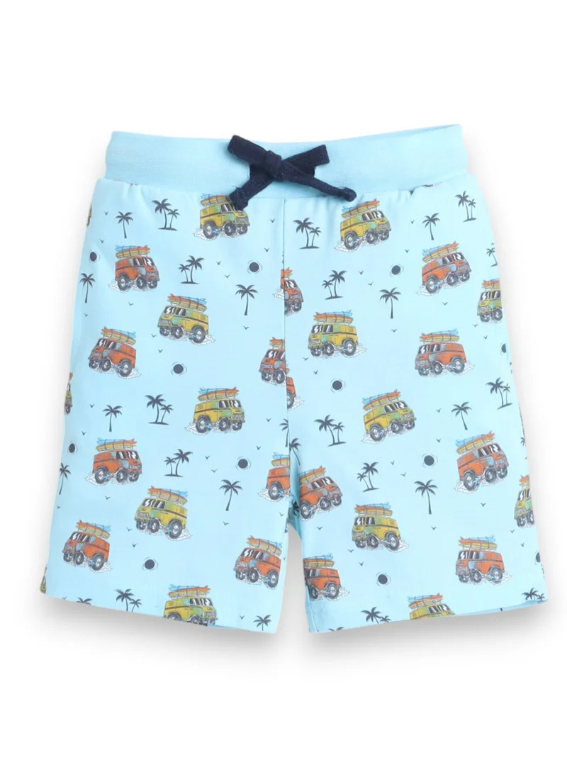 victor and jane Victor and Jane - All-Over Printed T-shirt and Shorts Pyjama Set