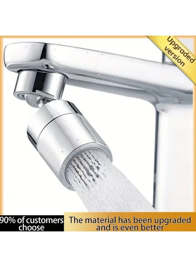 نصف سبيكة واحدة كلمة صنبور المياه 360 تدوير مرن ذراع ميكانيكي صنبور - Image 5