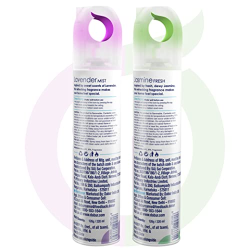 Odonil Air Freshener Room Spray - 440 ml Combo (Pack of 2, 220ml each) | Lavender Mist & Jasmine Fresh | Nature Inspired Fragrance for Home & Office | Long Lasting Fragrance | Instant Freshness - Image 5