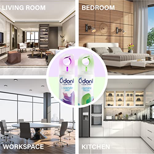 Odonil Air Freshener Room Spray - 440 ml Combo (Pack of 2, 220ml each) | Lavender Mist & Jasmine Fresh | Nature Inspired Fragrance for Home & Office | Long Lasting Fragrance | Instant Freshness - Image 3