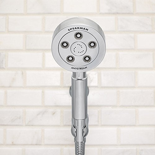 Speakman VS-3010 Neo Anystream High Pressure Handheld Shower Head with Hose, Polished Chrome, 2.5 GPM - Image 2