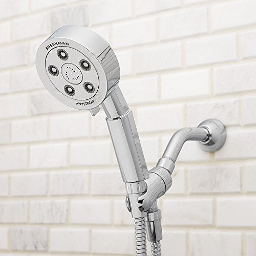 Speakman VS-3010 Neo Anystream High Pressure Handheld Shower Head with Hose, Polished Chrome, 2.5 GPM - Image 3