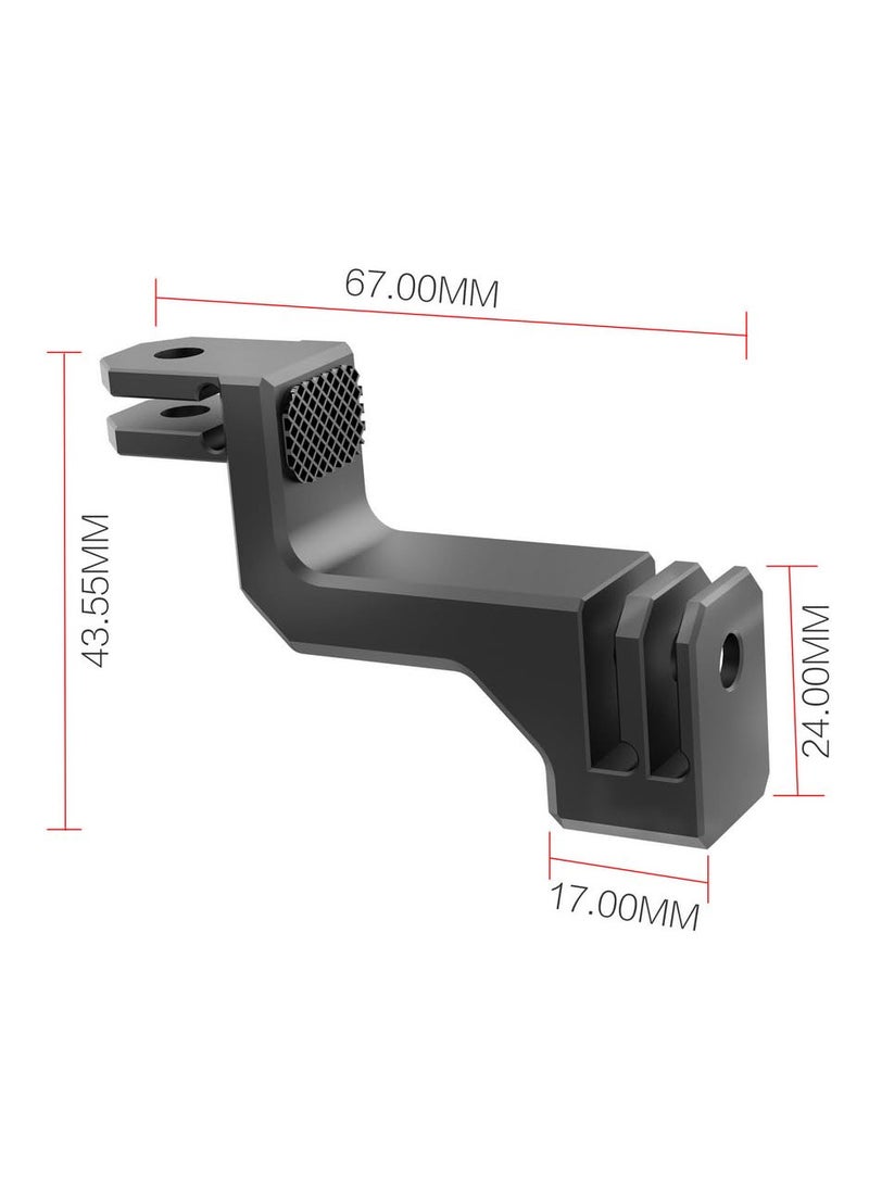 CNC Action Camera Vertical Bracket Adjusting Arm Adapter for Gopro Hero 12 11 10 9 Black Vertical Shooting First View Accessories Mount - Image 2