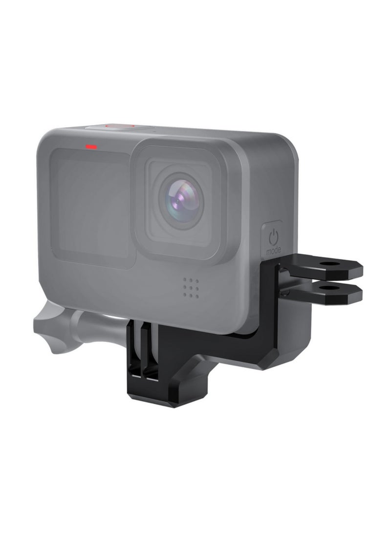 CNC Action Camera Vertical Bracket Adjusting Arm Adapter for Gopro Hero 12 11 10 9 Black Vertical Shooting First View Accessories Mount - Image 5