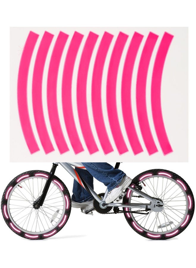 NIBEMINENT 10-Piece Bicycle Reflective Stickers 13.5x0.2x10cm - Image 1