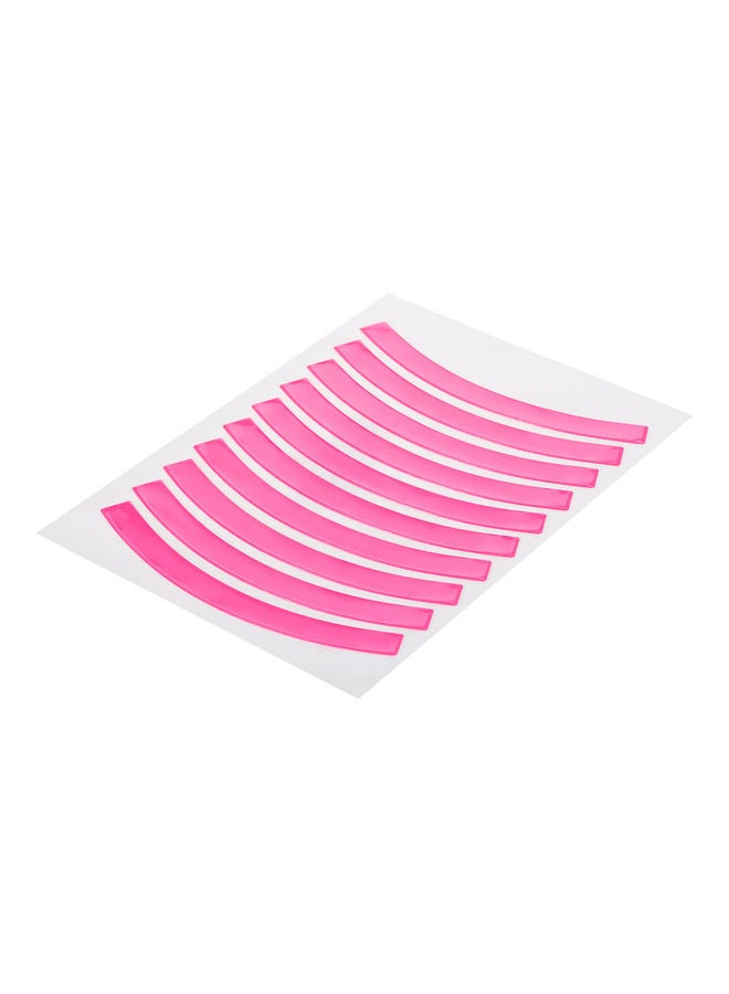 NIBEMINENT 10-Piece Bicycle Reflective Stickers 13.5x0.2x10cm - Image 3