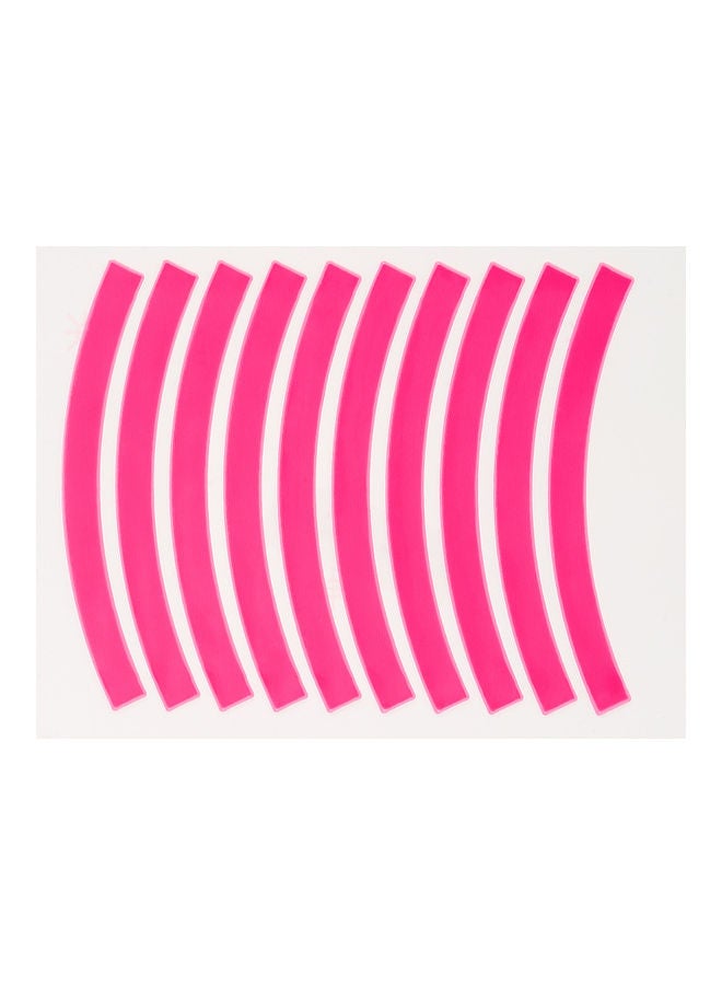 NIBEMINENT 10-Piece Bicycle Reflective Stickers 13.5x0.2x10cm - Image 2