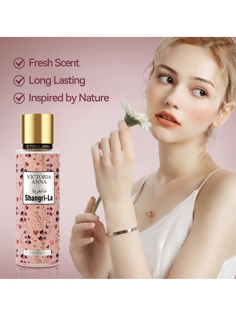 VICTORIA ANNA 250ml Fragrance Gift Sets body spray with fragrance lotion - Image 4