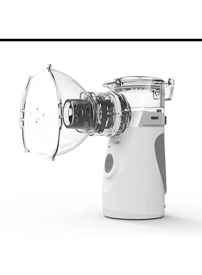 Mini Handheld Portable Nebulizer - Advanced Silent Mesh Atomizer for Kids & Adults - Lightweight Respiratory Inhaler for Home & Travel Use - Image 1