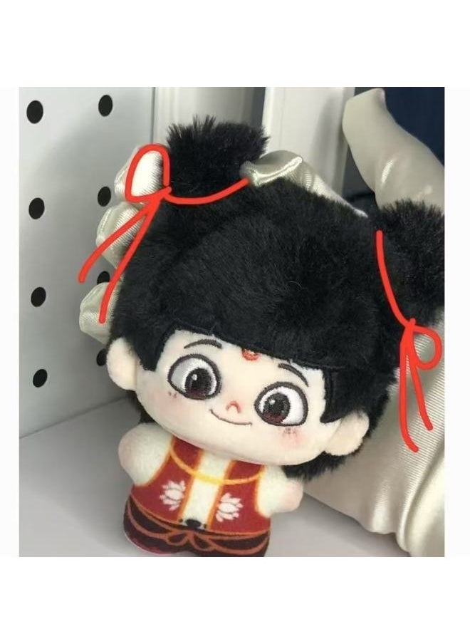 Nezha Devil Boy Naohai 2 Nezha AoC Plush Toy Nezha Doll Cute Doll Cotton Doll-Specifications:10cm Cotton Doll-Color:Acrylic  - Image 2