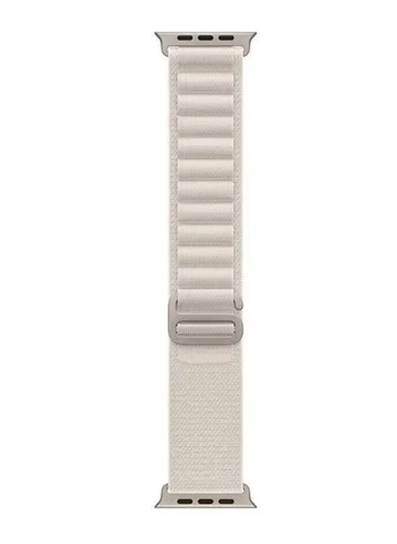 IAF - 2Pack for Apple Watch Alpine Loop Band 49mm/45mm/44mm Nylon Woven Sport Strap Compatible with iWatch Series 8/Ultra/7/SE/6/5/4/3/2/5 White/Green - Image 1