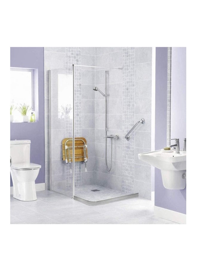 Generic Collapsible Waterproof Shower Barrier Seal Strip for Bathroom and Kitchen, Self-Adhesive Flow Block, 1.5M  - Image 3