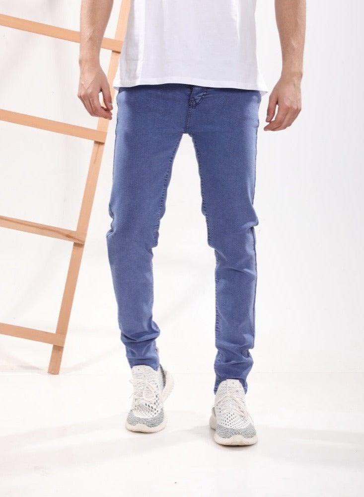 جادو بنطلون رجالي جينز-أزرق اللون
