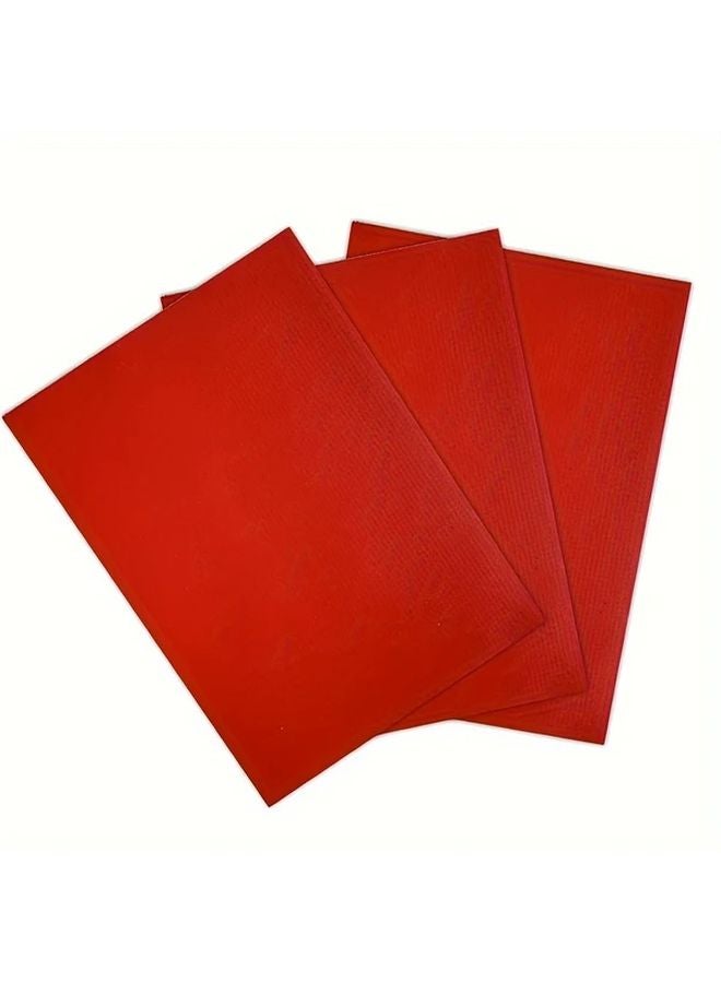 مجموعة رقعة إصلاح PVC حمراء للطوافة القابلة للنفخ، الكاياك، الزورق، لوح التجديف، مقاومة للماء ومتينة - Image 1