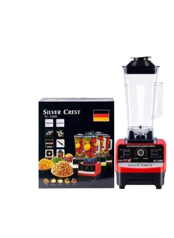 Silver Crest Blender for Vegetable, Fruits, Spices With 2 Jars Multicolour 7000w Heavy Duty - Image 3
