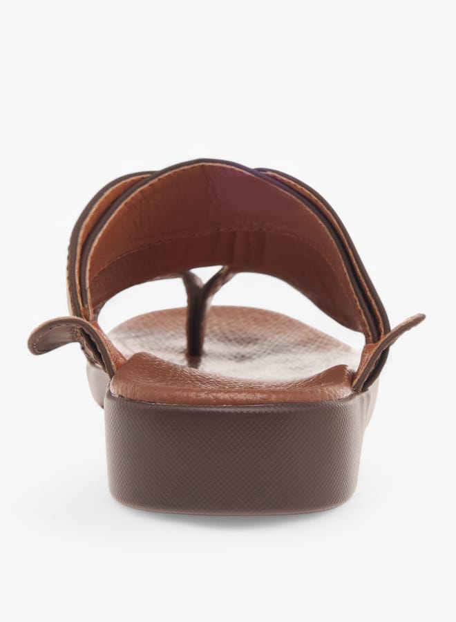 LBL by Shoexpress Boys Embroidery Detail Slip-On Arabic Sandals - Image 4