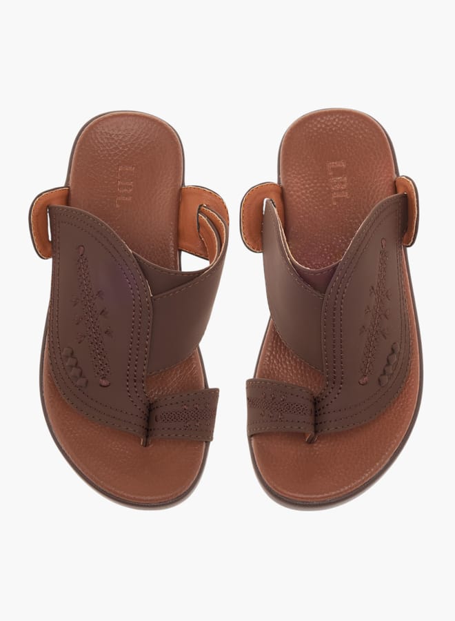 LBL by Shoexpress Boys Embroidery Detail Slip-On Arabic Sandals - Image 2