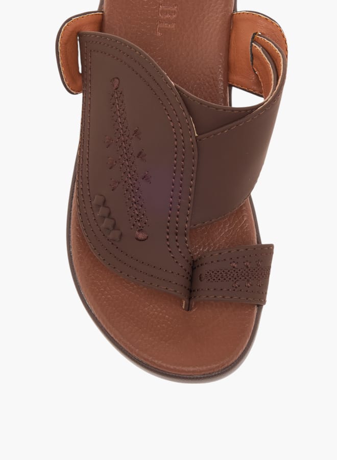 LBL by Shoexpress Boys Embroidery Detail Slip-On Arabic Sandals - Image 3