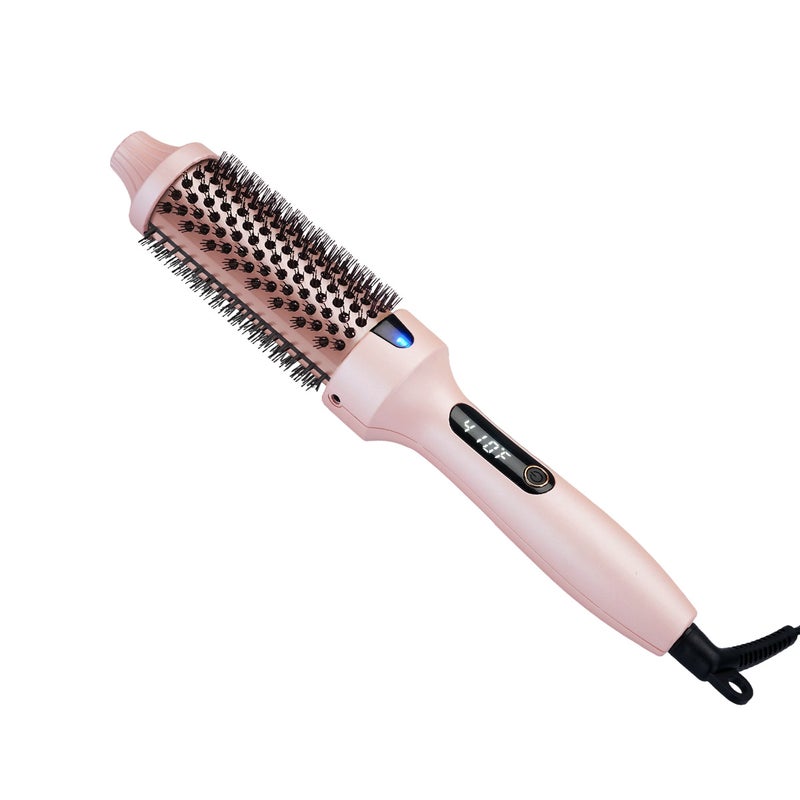 2-in-1 Hair Straightening and Curling Iron with Fluffy Comb - Image 5