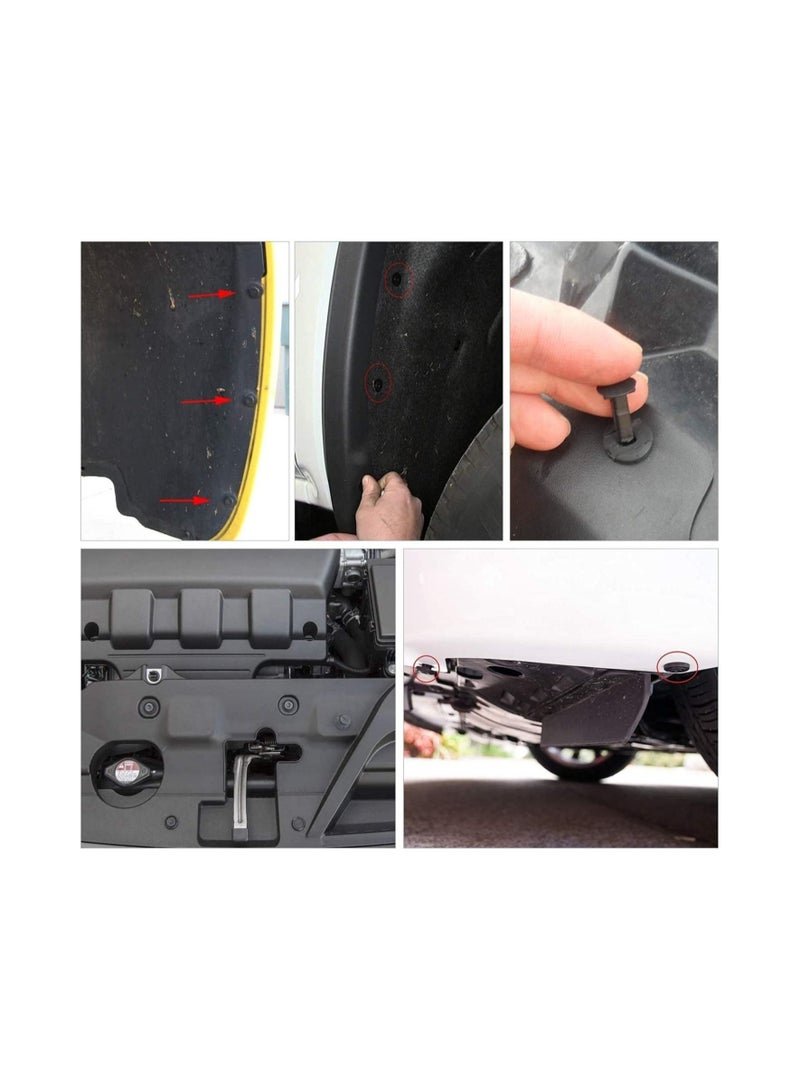 240PCS Bumper Retainer Clips, Car Plastic Rivets Fasteners Push Retainer Kit, Door Trim Panel Fender Clips for GM Ford/Toyota/Honda/Chrysler - Image 5