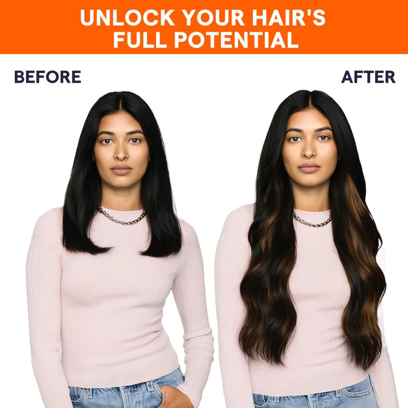 Full Shine 22 Inch Dark Brown Hair Extensions Sew In Hair Extensions Real Human Hair Balayage Dark Brown To Light Brown Hair Weft Straight Human Hair Sew In Extensions 105G - Image 5