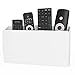 WALI WALI Universal Remote Holder 8 Inch Hole-Free Organizer Storage Box Mount TV Remote Control Caddy for 3 or 4 Media  - Image 2
