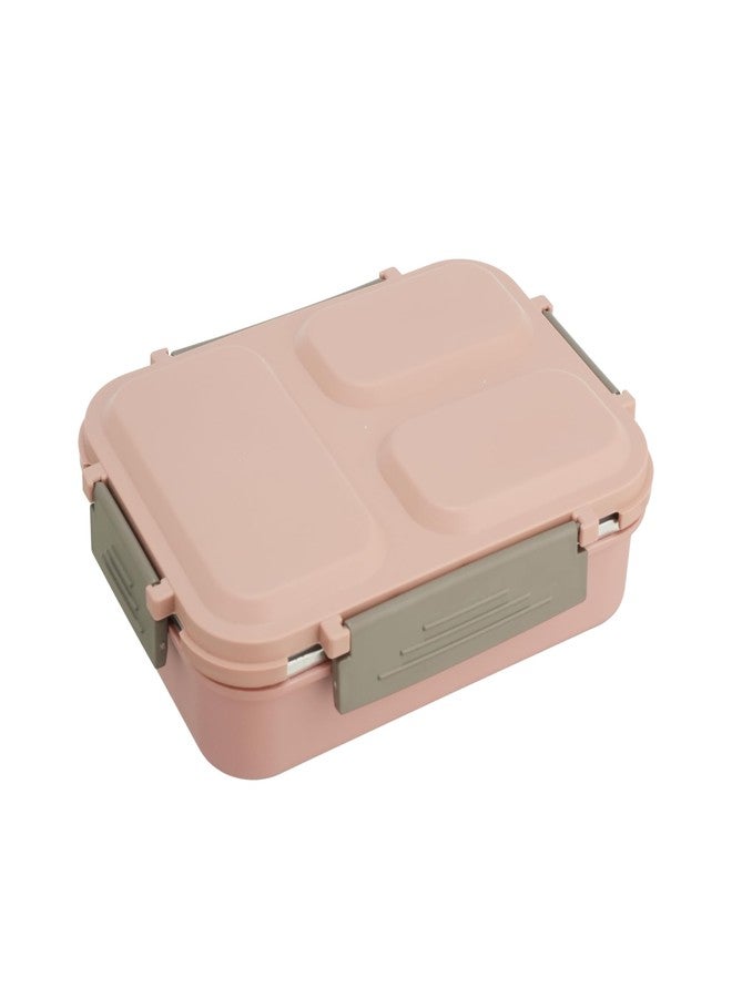 JENSONS Lunch Box for Office Use | Tiffin Box for School & Work | 3-Compartment Stainless Steel Tiffin Box|700ml Leak-Proof Insulated Lunch Boxes for Kids & Adults - Image 1