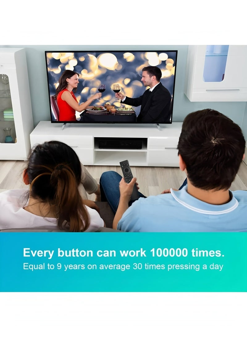 Apluynm Voice Remote Control Replacement for Samsung Smart TV (No Solar), Compatible with Most 2018 to 2022 Smasung Crystal UHD QLED The Frame QLED 4K 8K Smart TVs(BN59-01385A/BN59-01385B) - Image 2